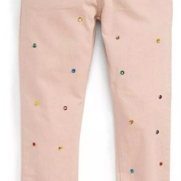 Stella McCartney Kids Girls' Pink Lohan Jewel Embellished Jeans pants 14years - Picture 9 of 9